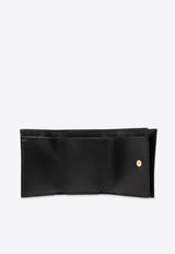 Dolce 
Gabbana Embossed DG Logo Folded Wallet Black BI3276 AG081-80999