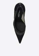 Dolce 
Gabbana 110 Openwork Mesh Pumps Black CD1767 AG883-8B956