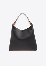 Chloé Marcie Hobo Bag in Grained Leather Black CHC24SS630 I31-001