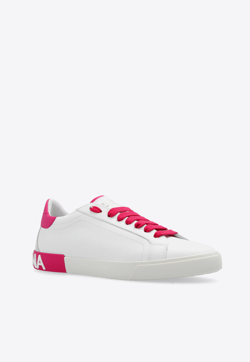 Dolce 
Gabbana Portofino Low-Top Sneakers White CK2203 AM779-8K084