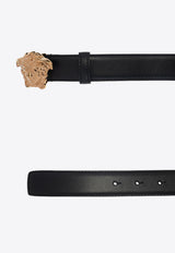 Versace La Medusa Leather Belt Black DCU4747 DVTP1-KVO41