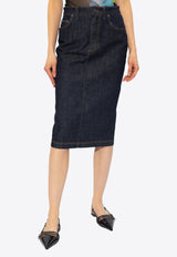 Dolce 
Gabbana Denim Pencil Skirt Denim F4BR8D G8KQ3-S9001