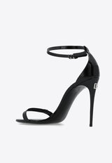 Dolce 
Gabbana Keira 105 Patent Leather Sandals Black CR1679 AP622-80999