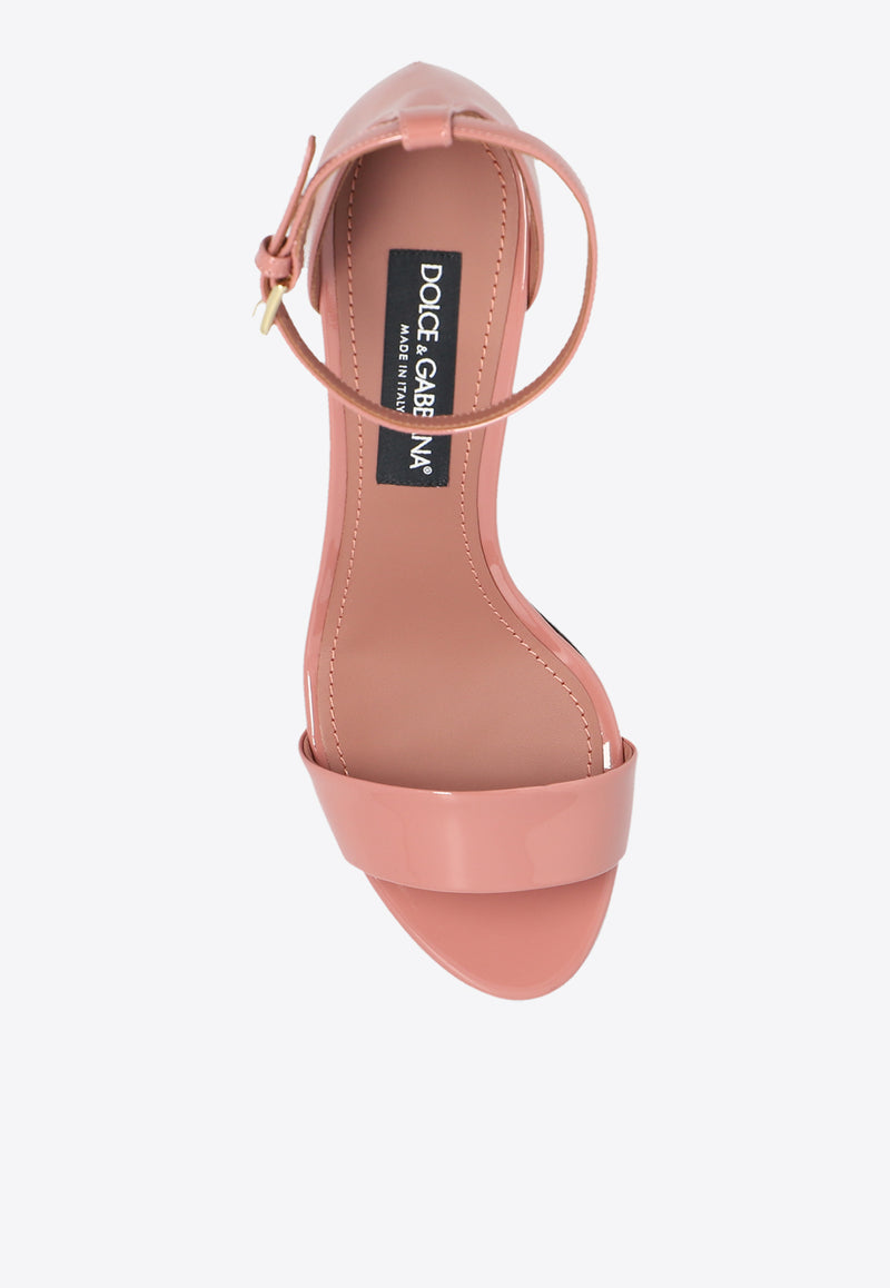 Dolce 
Gabbana Keira 60 Patent Leather Sandals Pink CR1693 AN704-8H415