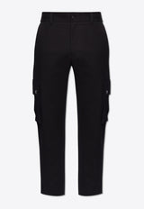 Dolce 
Gabbana Logo Patch Cargo Pants Black GVB4ET FUFJU-N0000