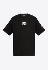 Dolce 
Gabbana DG Logo Embroidered T-shirt Black G8PN9Z G7M2F-N0000