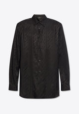 Etro Jacquard Silk Long-Sleeved Shirt Black MRIC0012 99TJ141-N0000