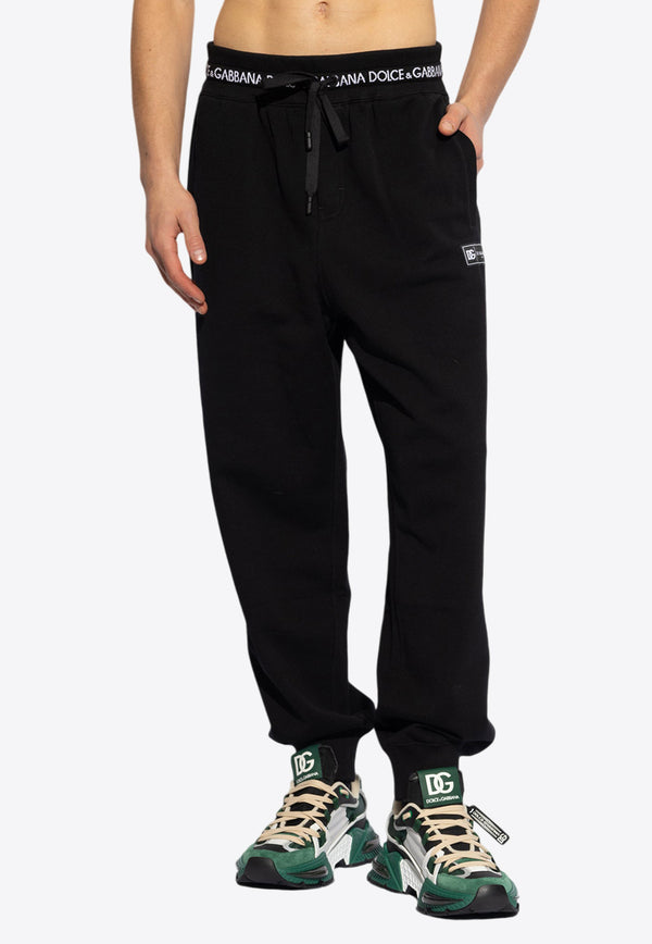 Dolce 
Gabbana Logo Print Track Pants Black GV3CXT HU7AL-N0000