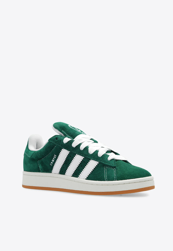 Adidas Originals Campus Low-Top Suede Sneakers Green H03472 M-DRKGRN FTWWHT OWHITE