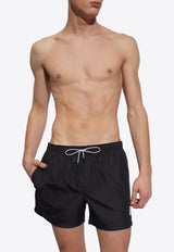 Dolce 
Gabbana Embroidered DG Swim Shorts Black KĄPIELOWE M4F29T FUSFW-N0000