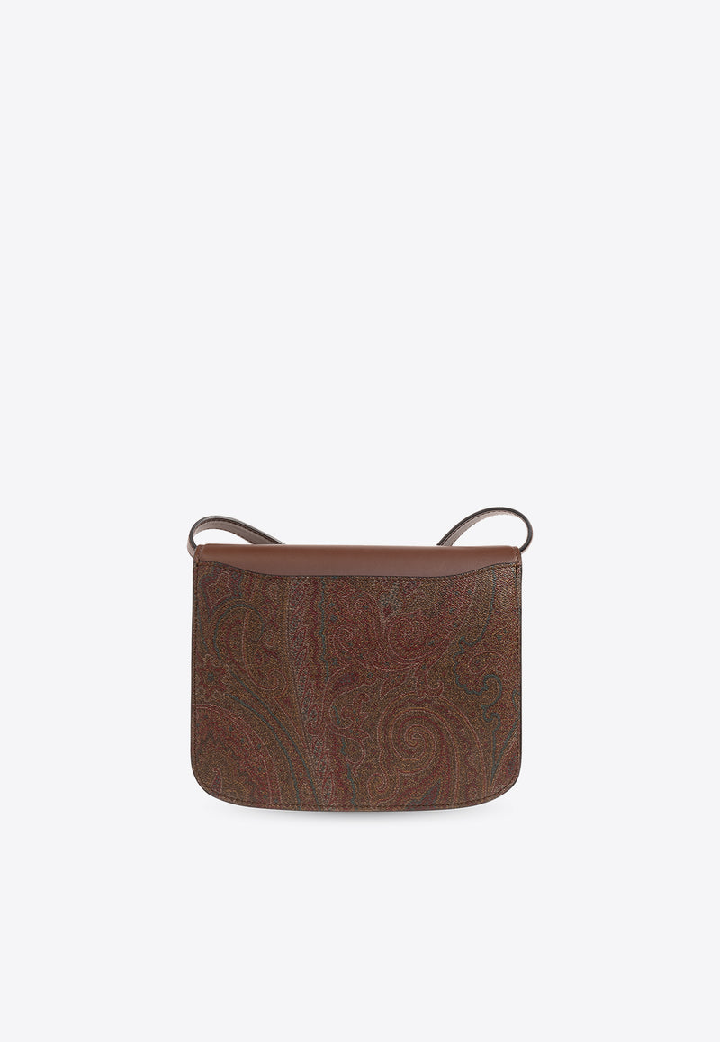 Etro Paisley Jacquard Essential Crossbody Bag Brown WP1C0001 AA014-M0021