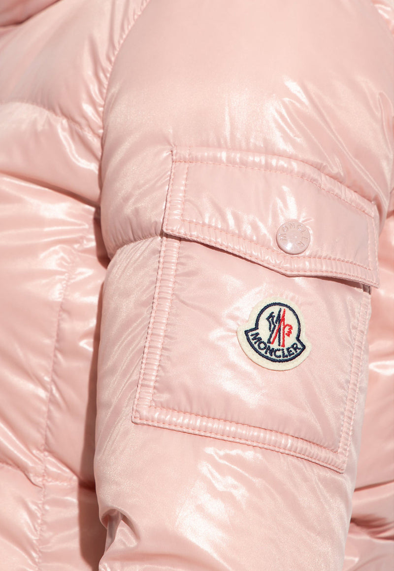 Moncler Vistule Glossy Padded Jacket Pink I20931A00123 5963V-51A