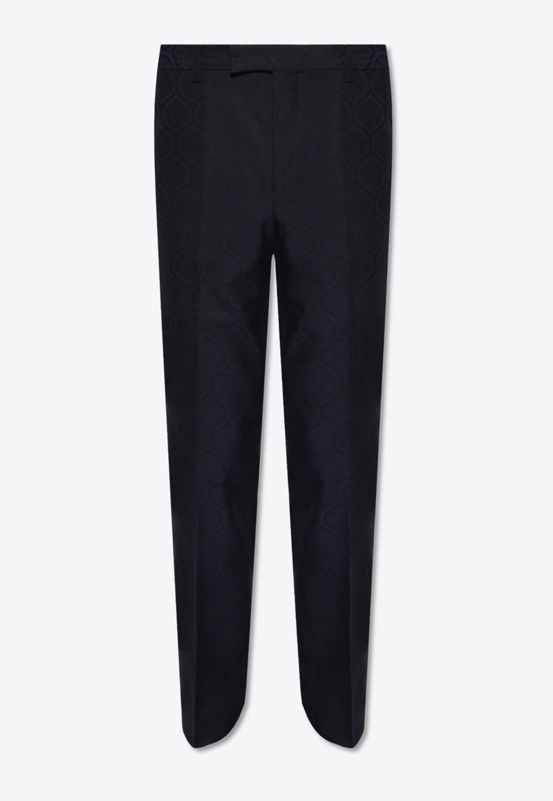 Etro Tailored Jacquard Pants Black MREC0002 99TUEF9-B0665