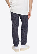 Etro Paisley Print Track Pants Navy MRMC0002 AJ065-X0883