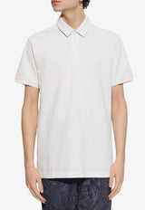 Etro Pegaso Polo T-shirt White MRMD0006 AC174-W0800