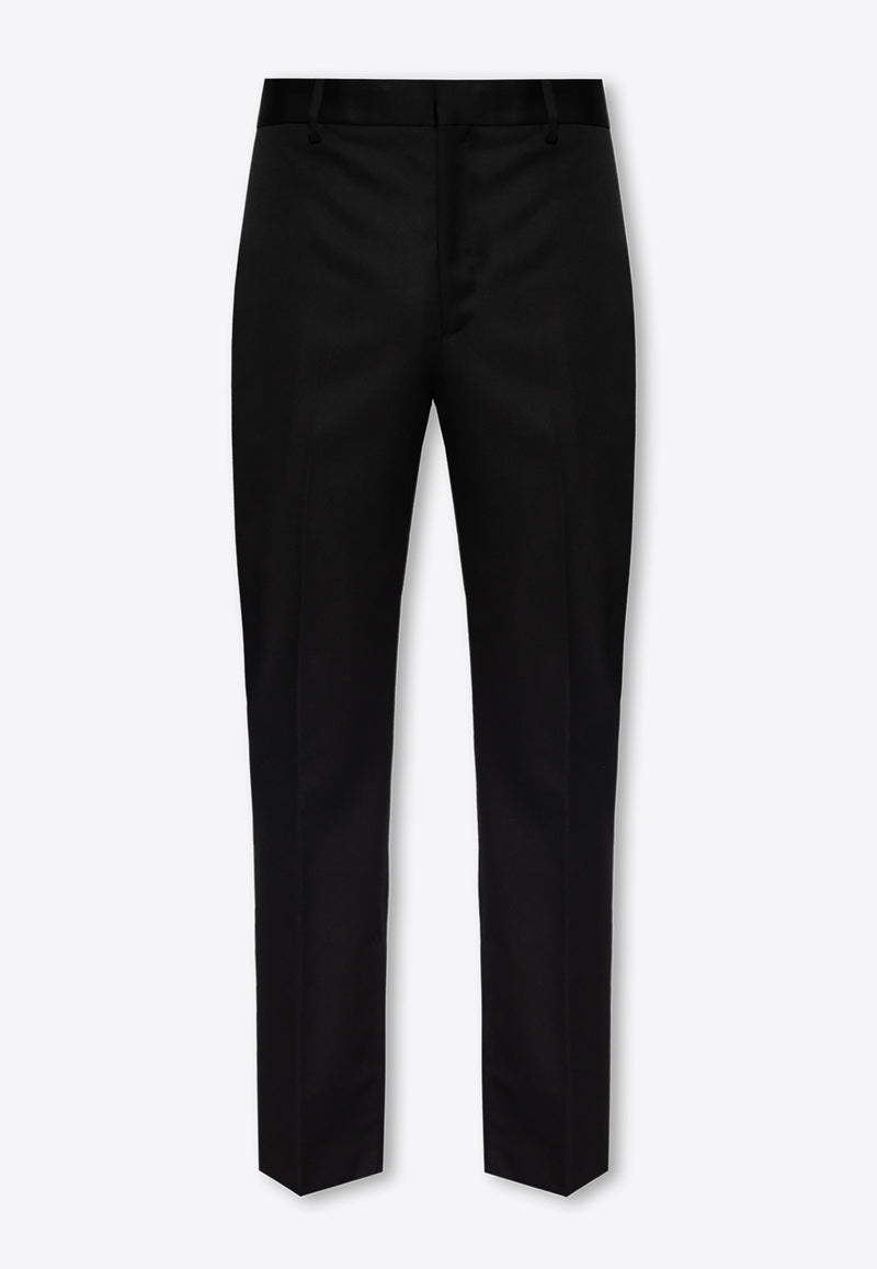 Off-White Virgin Wool Tailored Pants Black OMCA248F23 FAB003-1010