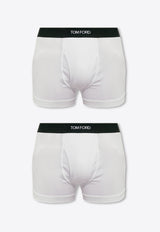 Tom Ford Logo Waistband Boxers - Set of 2 White T4XC31040 0-100