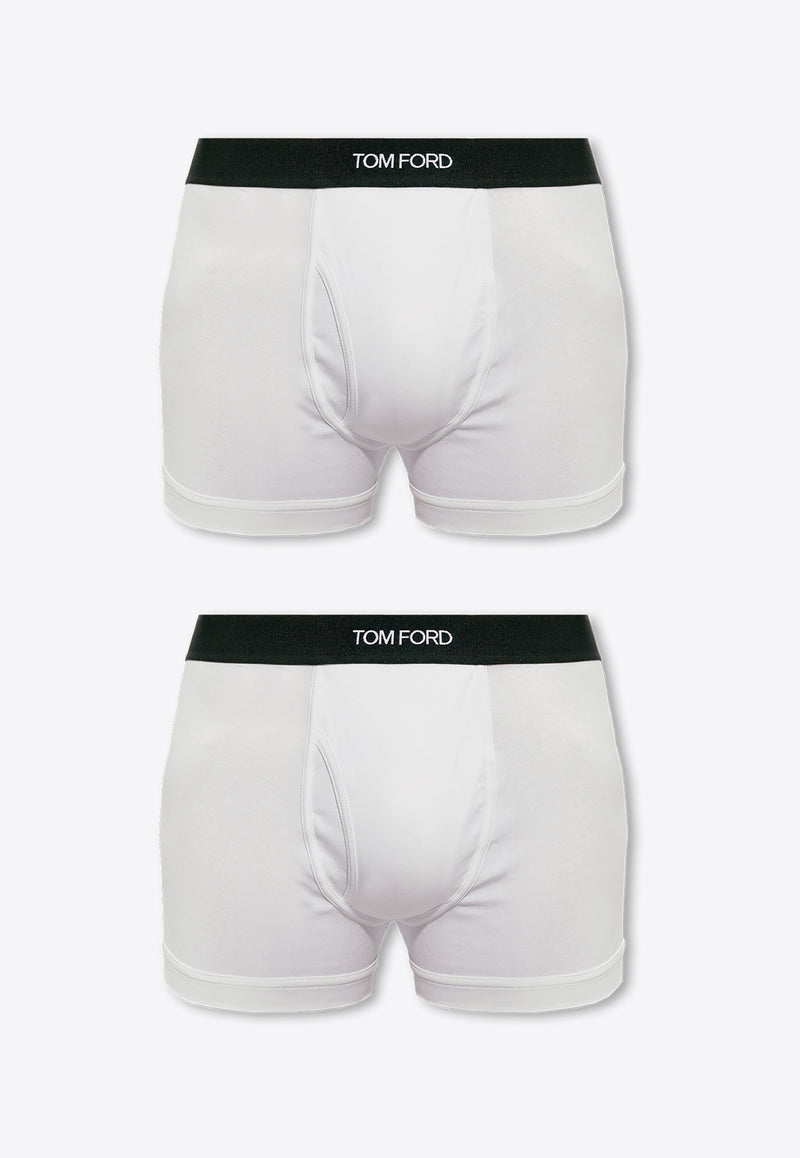 Tom Ford Logo Waistband Boxers - Set of 2 White T4XC31040 0-100