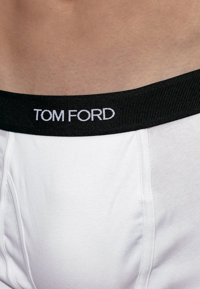 Tom Ford Logo Waistband Boxers - Set of 2 White T4XC31040 0-100