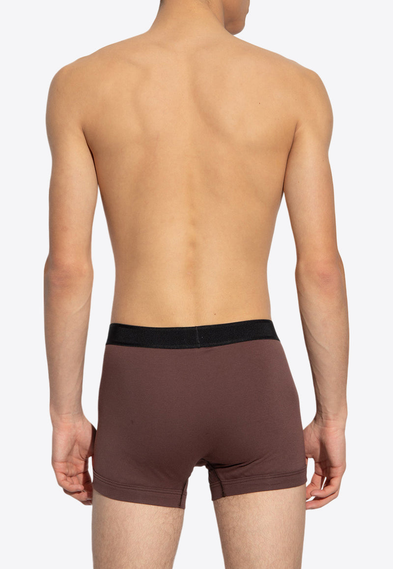 Tom Ford Logo Waistband Boxers Brown T4LC31040 0-206