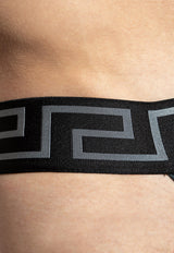 Versace Signature Barocco Jockstrap Black 1001382 1A00515-5B050