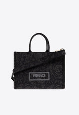 Versace Athena Barocco Jacquard Tote Bag Black 1011562 1A09741-2BM0V