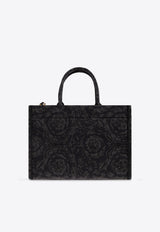 Versace Athena Barocco Jacquard Tote Bag Black 1011562 1A09741-2BM0V