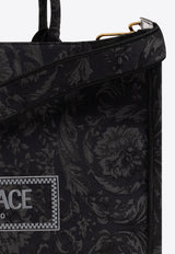 Versace Athena Barocco Jacquard Tote Bag Black 1011562 1A09741-2BM0V