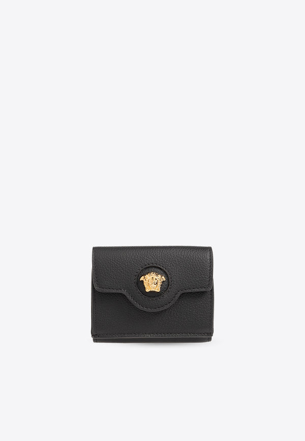 Versace La Medusa Leather Wallet Black 1012578 DVIT2T-1B00V