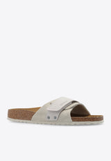 Birkenstock Oita Suede Slides Cream 1024226 0-ANTIQUE WHITE