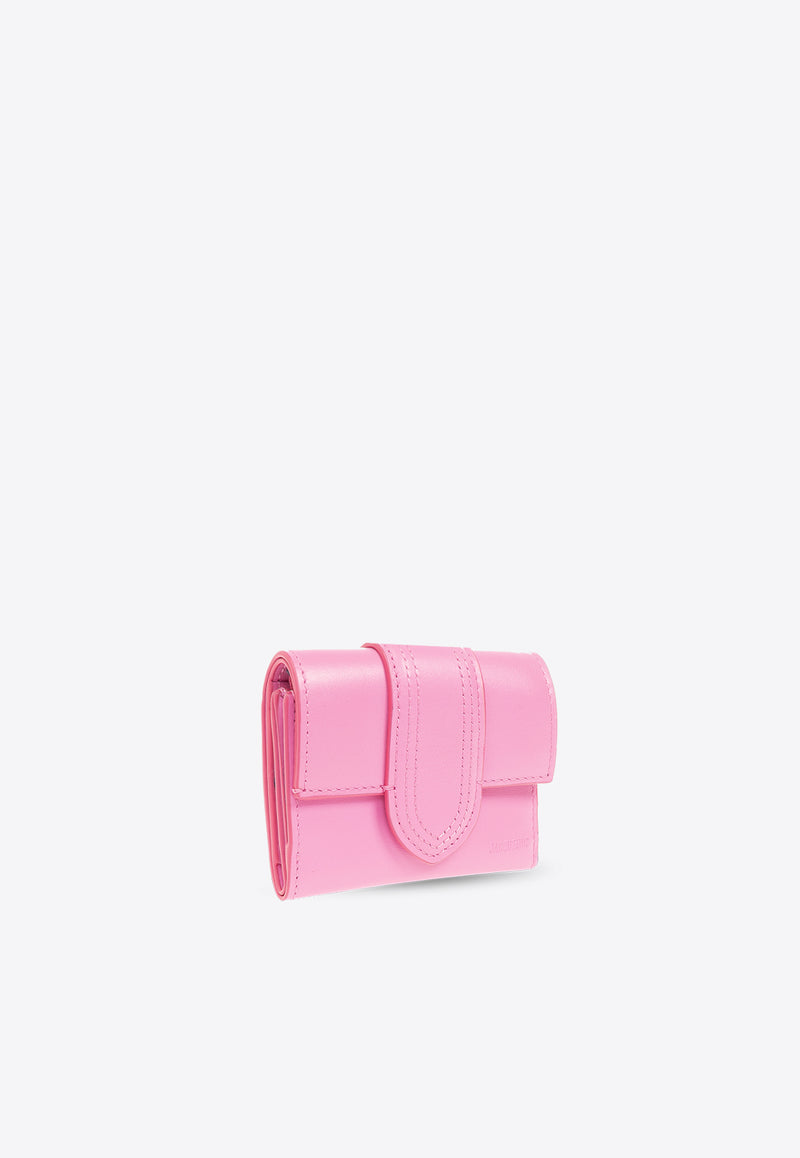 Jacquemus Le Compact Bambino Leather Wallet Pink 233SL119 3060-434