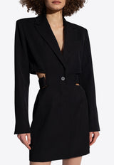 Jacquemus Bari Cut-Out Mini Dress Black 241DR016 1333-990