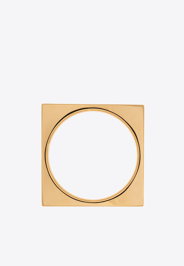 Jacquemus Carré Brass Bracelet Gold 233JW574 5845-270