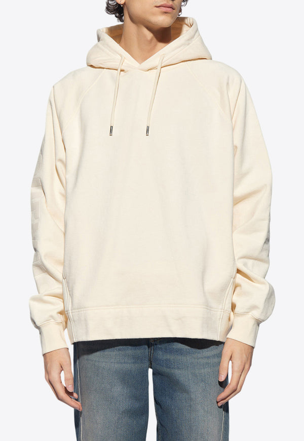 Jacquemus The Typo Logo Hooded Sweatshirt Cream 245JS234 2341-130