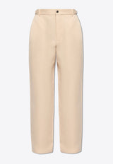 Jacquemus Straight-Leg Jeans Beige 245PA071 1534-150