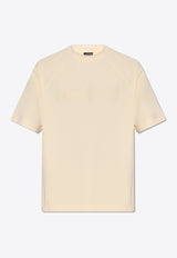 Jacquemus The Typo Logo T-shirt Cream 245JS212 2031-130