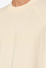 Jacquemus The Typo Logo T-shirt Cream 245JS212 2031-130