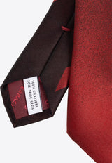 Salvatore Ferragamo Tokyo Silk Tie Red 350954 4-TOKYO7J 769410-F NERO BORDEAUX