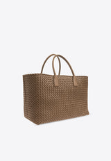 Bottega Veneta Large Cabat Intrecciato Leather Tote Bag Argil 608811 V9131-2521