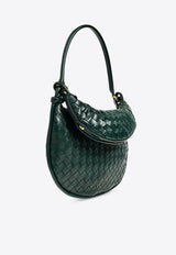 Bottega Veneta Medium Gemelli Intrecciato Leather Shoulder Bag Emerald Green 764281 VCPP1-3050