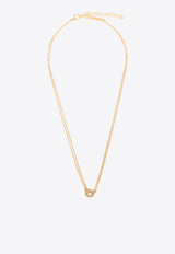 Salvatore Ferragamo Ganstars Gancini Charm Necklace Gold 760706 NKL GANSTRAS 770481-ORO