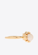 Bottega Veneta Sphere Pearl Ring Gold 775103 V721A-9800