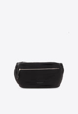 Bottega Veneta Oversized Logo Patch Belt Bag Black 776218 VCQGC-8803