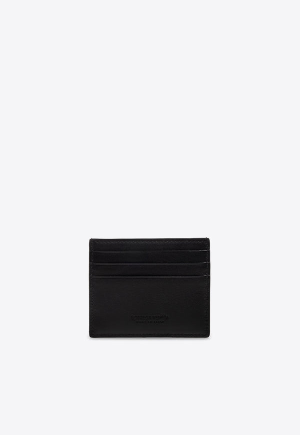 Bottega Veneta Dégradé Intrecciato Leather Cardholder Black 778031 V3R53-8803