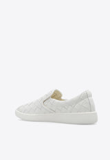 Bottega Veneta Sawyer Intrecciato Leather Slip-On Sneakers White 780530 V3HB0-9013