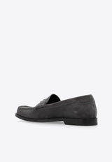 Dolce 
Gabbana DG Logo Suede Loafers Gray A30248 AT441-80730