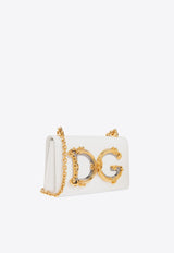 Dolce 
Gabbana DG Girls Leather Shoulder Bag White BB6498 AO421-80001