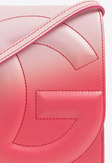 Dolce 
Gabbana DG Logo Gradient Leather Shoulder Bag Pink BB7287 AS204-HF5AC