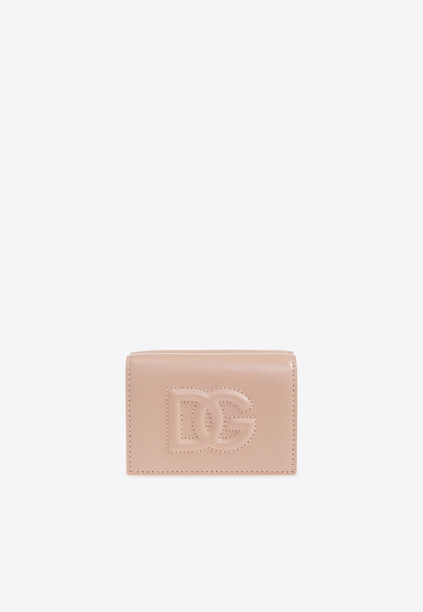 Dolce 
Gabbana DG Logo Tri-fold Wallet Beige BI3276 AG081-80402