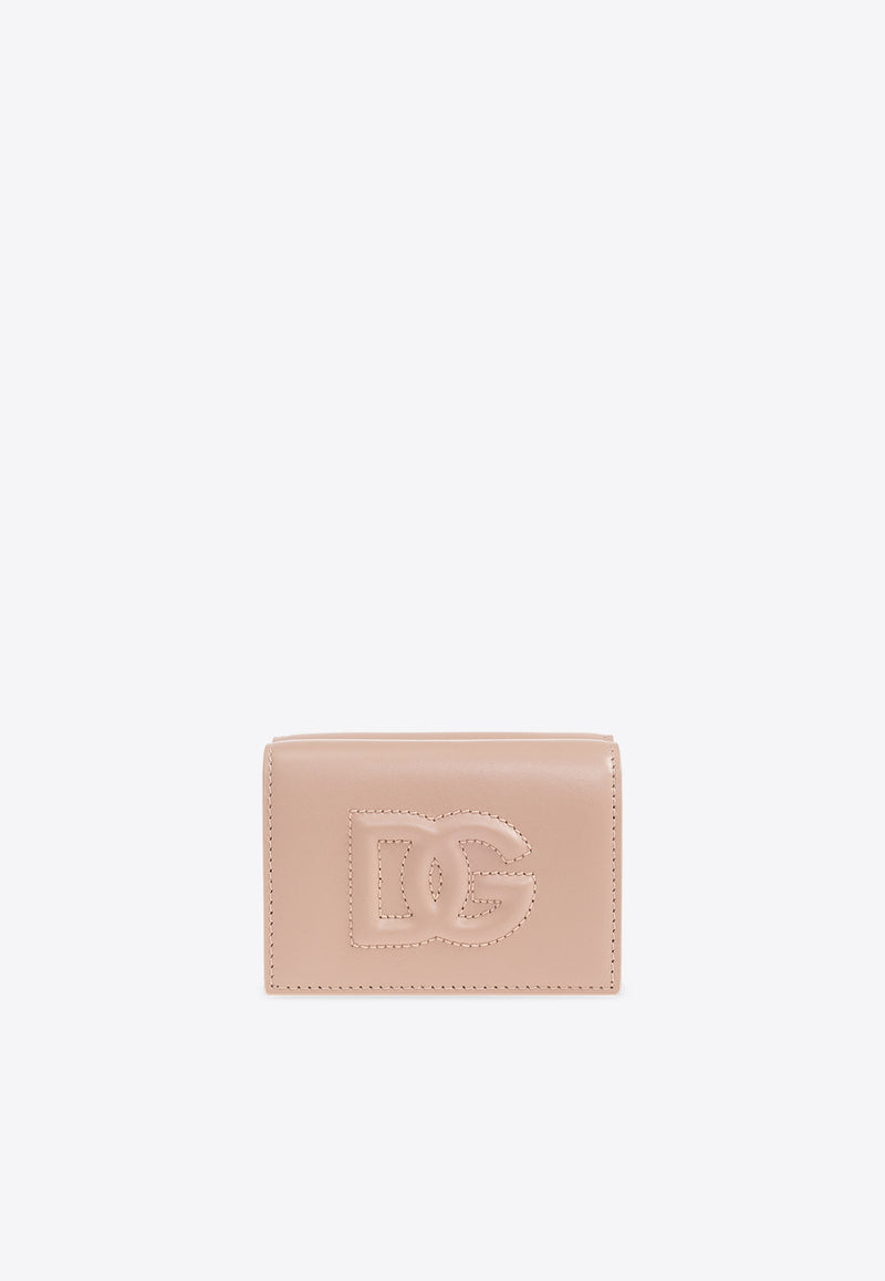 Dolce 
Gabbana DG Logo Tri-fold Wallet Beige BI3276 AG081-80402